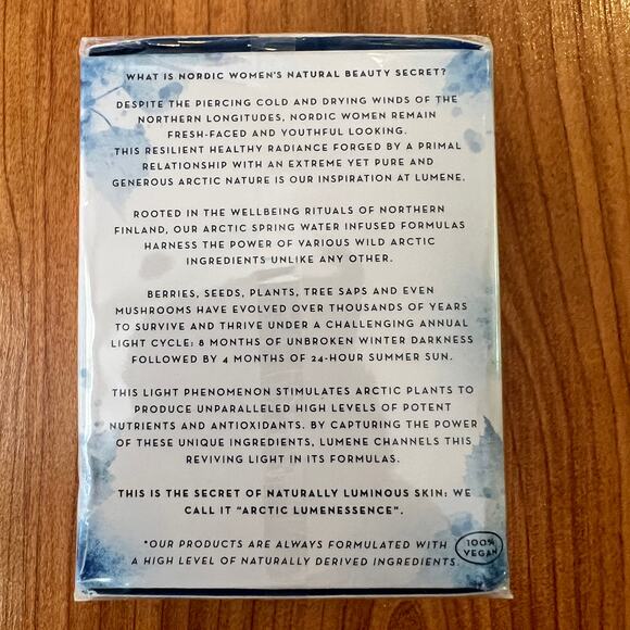 Lumene Finland Nordic Hydra Intense Hydration 24 Hour Moisturizer NEW 1.7oz - Picture 4 of 6